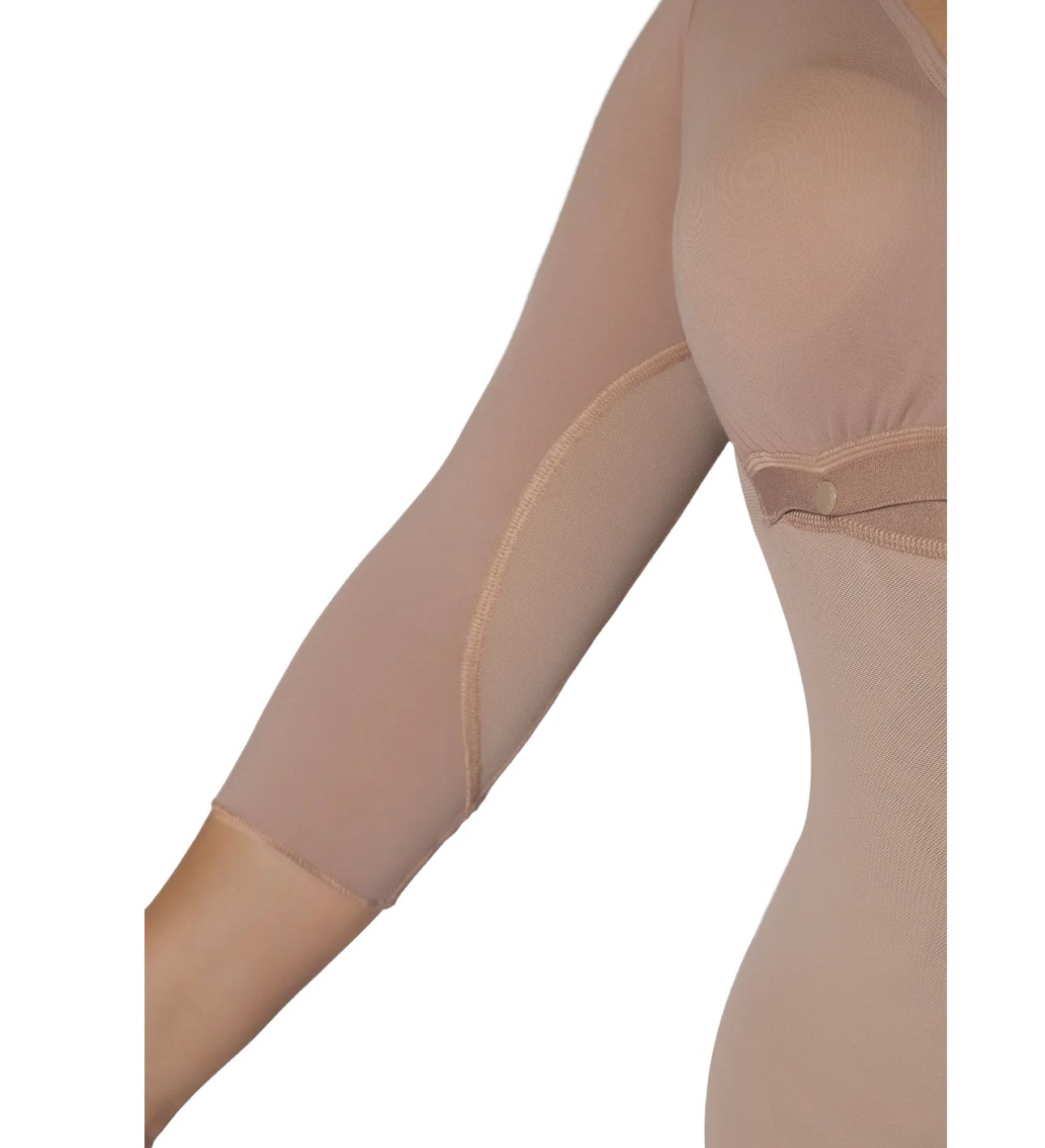 Long Body Shaper With Brassier and Sleeves - Ref 3060