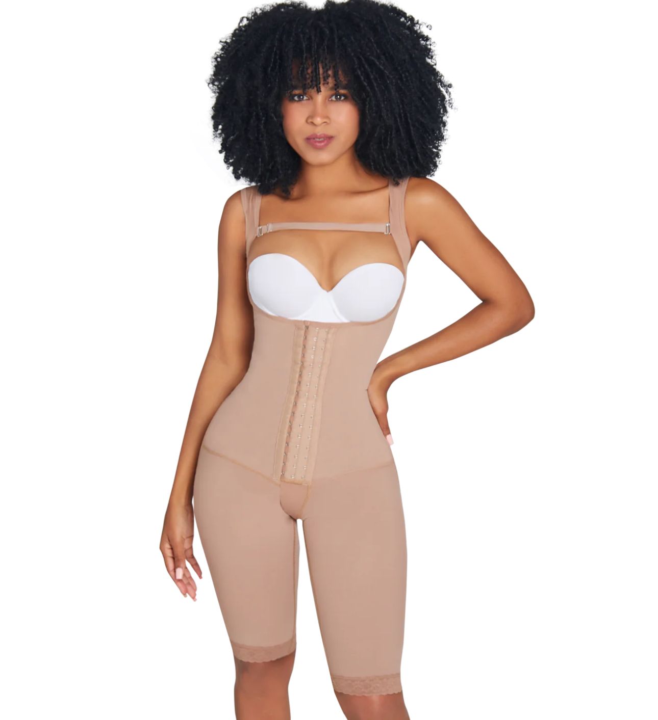 Long Body Shaper With Wide Straps Ref-3020