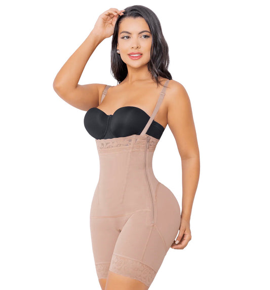 High Waisted Butt Enhancer With Side Zipper Ref 2835